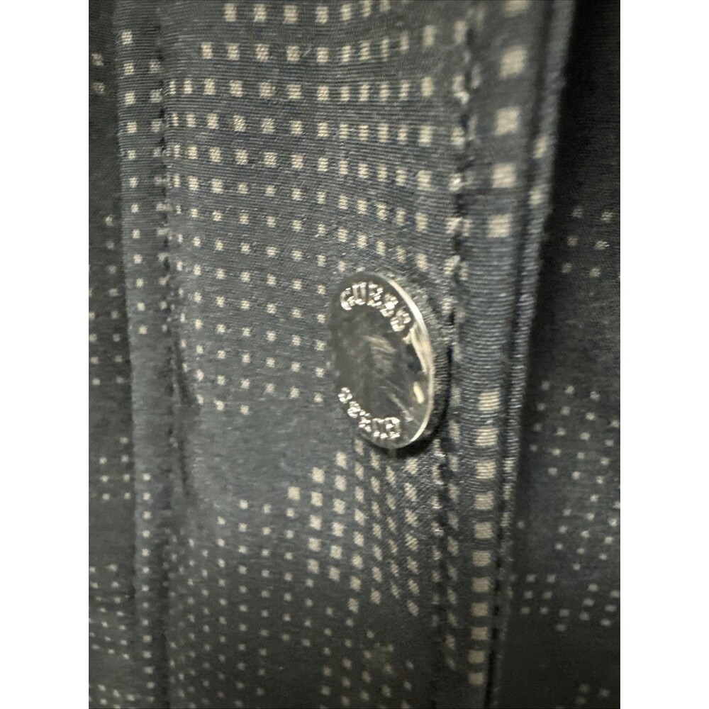 GUESS Women’s Hooded Coat Zip Front Black Pattern Size XL - Picture 4 of 13